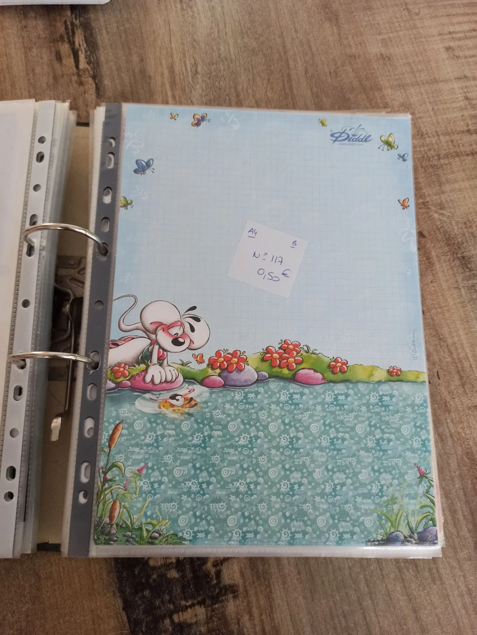 Feuille Diddl A4 117 0,50e 